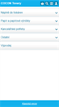 Mobile Screenshot of cocon-tonery.cz